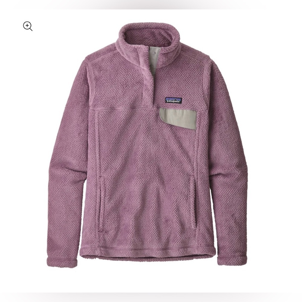 Patagonia Fleece Snap On Pullover Teddy Sweater